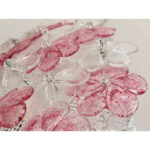 Venetian Transparent and Ametista Flowers Murano Glass Flush Mount - Image 2