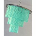 Contemporary Murano Glass Sputnik Chandelier, Mazzega Style in Sea Green Color Italian SimoEng - Image 10