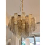 Contemporary Murano Glass  Multicolor cutted"Tronchi" Chandelier - Image 4