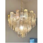 Contemporary Murano Glass  Multicolor cutted"Tronchi" Chandelier - Image 2