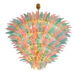 Contemporary Murano Glass "Palmetta" Multicored Italian Chandelier