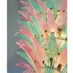 Contemporary Murano Glass "Palmetta" Multicored Italian Chandelier - Image 3