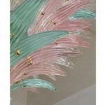 Contemporary Murano Glass "Palmetta" Multicored Italian Chandelier - Image 5