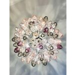 Contemporary Violet “Poliedri” Murano Glass Chandelier in Venini Style - Image 8
