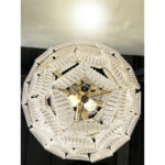 Contemporary Imperial Diamanted Trasparent “Petals” Murano Glass Chandelier by Simoeng - Image 6