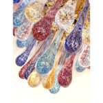 Huge Scenographic Multicolor "Drops" Murano Glass Chandelier by Simoeng - Image 3