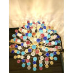 Huge Scenographic Multicolor "Drops" Murano Glass Chandelier by Simoeng - Image 2