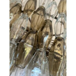 Contemporary Huge "Poliedro" Murano Glass Brunish Chandelier in Venini Style by Simoeng - Image 4