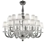 Contemporary Modern Huge “Transparent ” Murano Glass Chandelier