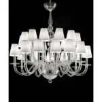 Contemporary Modern Huge “Transparent ” Murano Glass Chandelier - Image 5