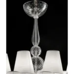 Contemporary Modern Huge “Transparent ” Murano Glass Chandelier - Image 6