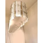 Contemporary Modern Italian "Tropical" Murano Glass Gold Chandelier by Simoeng - Image 3