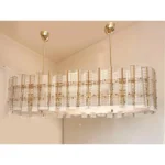 Contemporary Modern Italian "Tropical" Murano Glass Gold Chandelier by Simoeng - Image 8