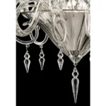 Huge Imperial Trasparent "Rigadin" Murano Glass Chandelier - Image 5
