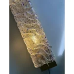 Luxury Gold Wall Sconces With Blue "Graniglia" Murano Glass --Set of Two - Image 7