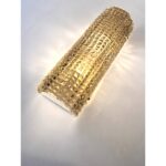 Contemporary Modern Smoked-Fumè“Crocodile” Murano Glass Wall Sconces-Set of Two - Image 3