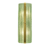 Contemporary Rectangular "diamanted" Murano Glass Wall Sconce With gold24k Finish – by SimoEng