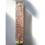 Luxury Gold Wall Sconces With Pink-Ametista "Graniglia" Murano Glass --Set of Two - Image 3