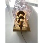 Luxury Gold Wall Sconces With Pink-Ametista "Graniglia" Murano Glass --Set of Two - Image 5