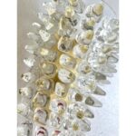 Pair of Luxury Italian "Spikes" Murano Glass Scenographic Wall Sconce - Image 5