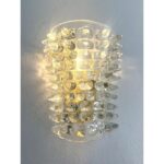 Pair of Luxury Italian "Spikes" Murano Glass Scenographic Wall Sconce - Image 2