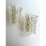 Pair of Luxury Italian "Spikes" Murano Glass Scenographic Wall Sconce - Image 4