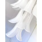 Contemporary imperial Frosted “Selle” Murano Glass Chandelier - Image 6