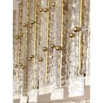 Contemporary Modern Italian “Tropical” Murano Glass Square Flush Mount by Simoeng - Image 3