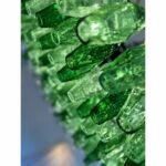 Oversized Contemporary Murano Glass Poliedro Chandelier in Burnished Venini Style by Simoeng - Image 2