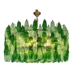 Oversized Contemporary Murano Glass Poliedro Chandelier in Burnished  by Simoeng - Image 8
