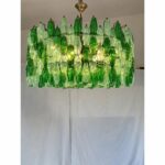 Oversized Contemporary Murano Glass Poliedro Chandelier in Burnished Venini Style by Simoeng - Image 6