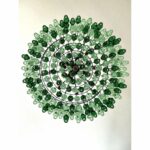 Oversized Contemporary Murano Glass Poliedro Chandelier in Burnished Venini Style by Simoeng - Image 4